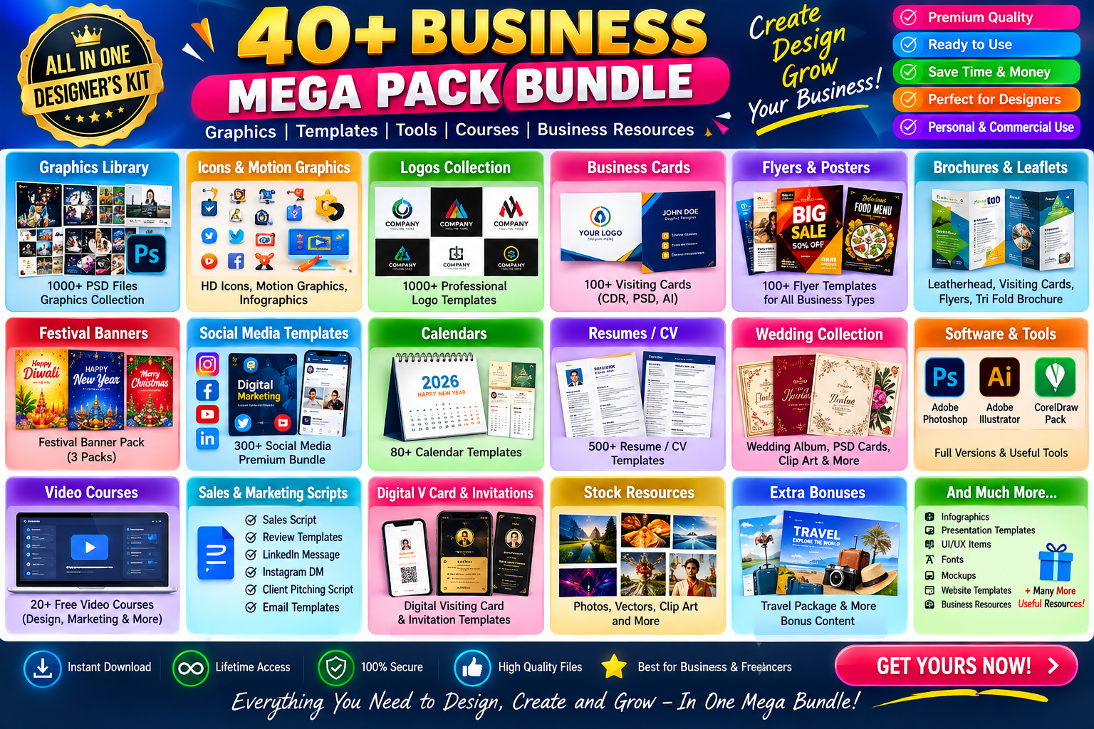 40+ Business mega pack bundle