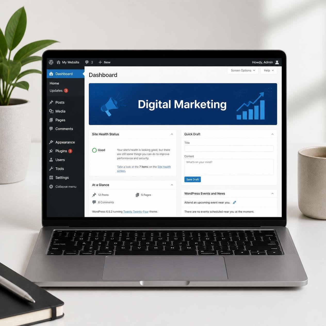 WordPress, SEO & Digital Marketing Services for Business Growth